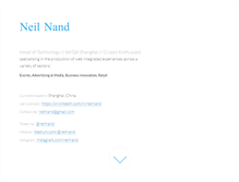 Tablet Screenshot of neilnand.com